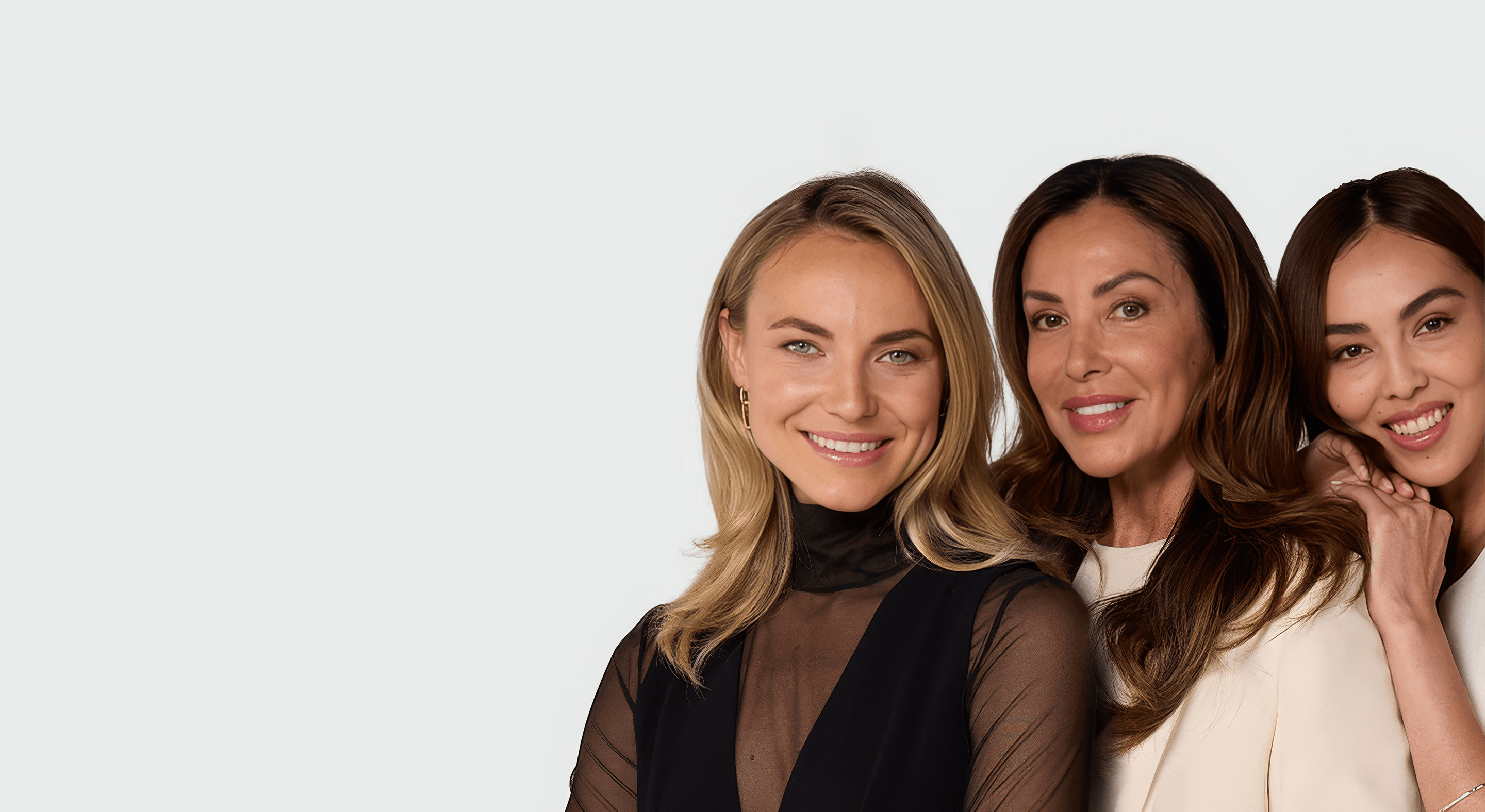 Revance models smiling